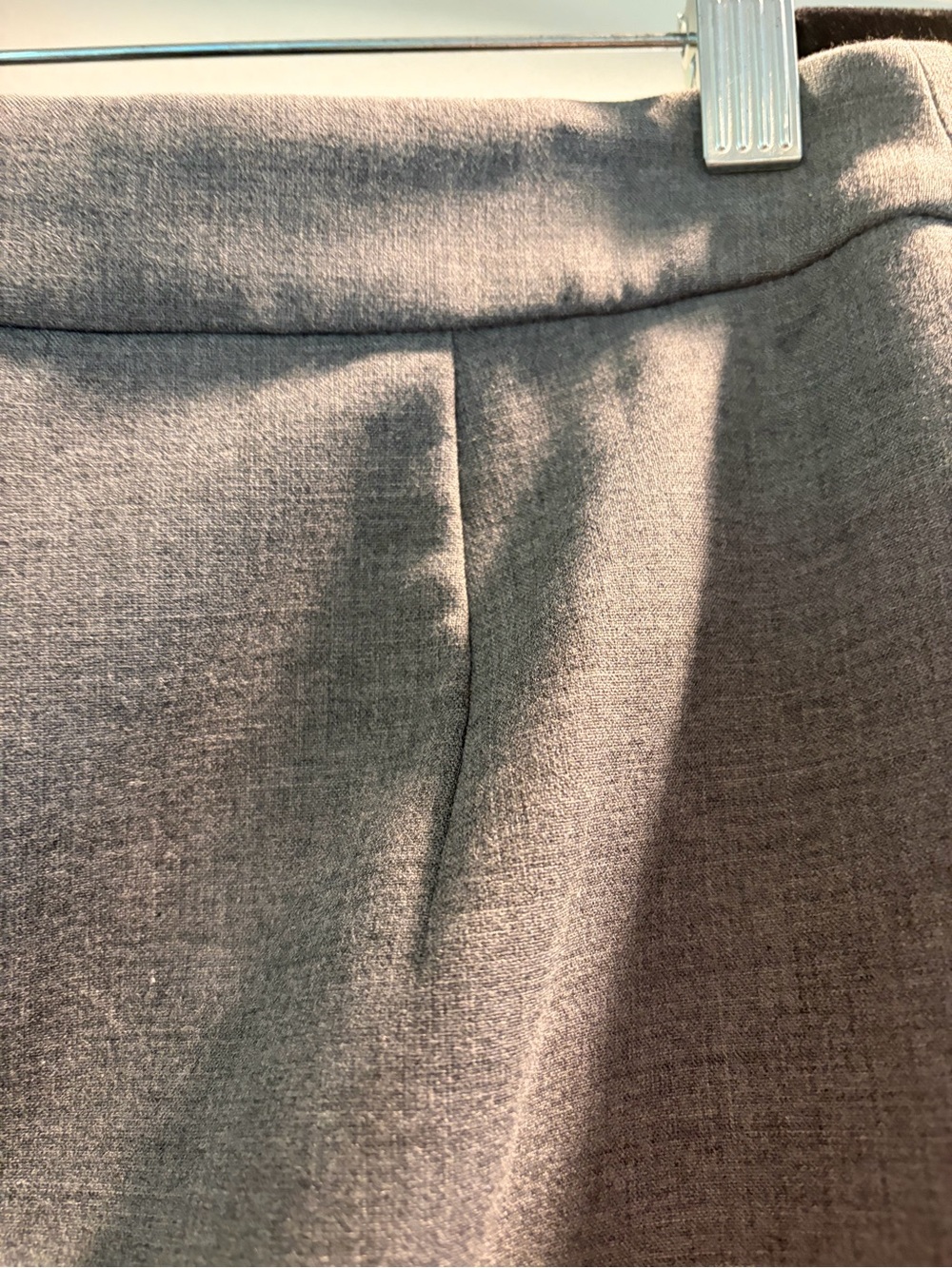 J. Crew Gray Wool-Blend Pencil Skirt - Picture 4 of 5